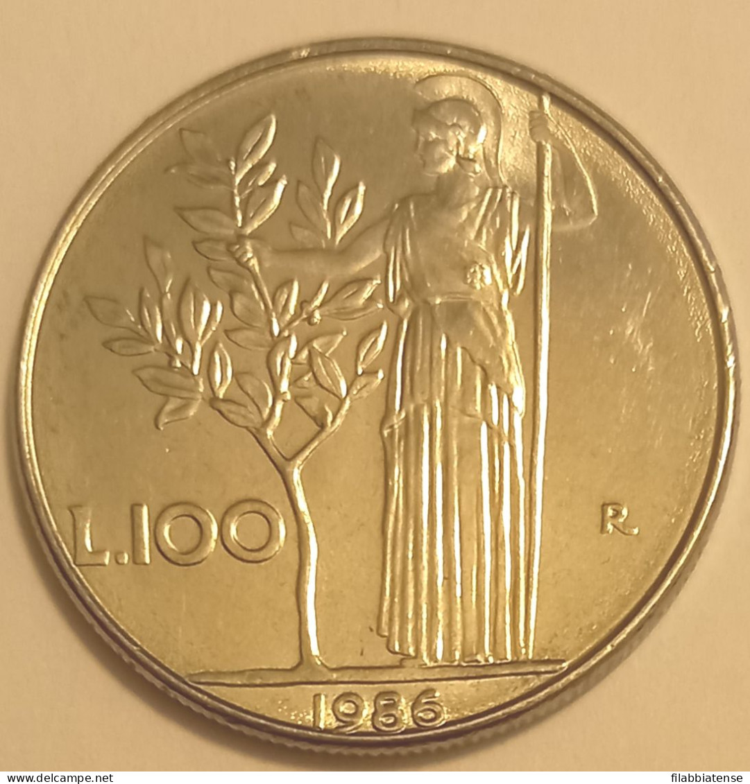 1986 - Italia 100 Lire    ------ - 100 Liras