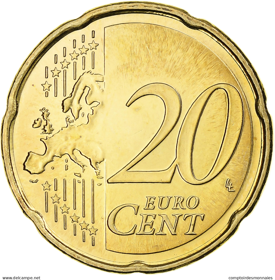 Estonie, 20 Euro Cent, 2011, Vantaa, BU, SPL+, Or Nordique, KM:65 - Estonie