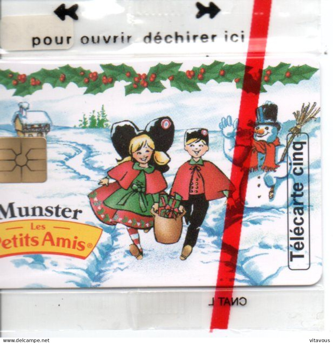 GN 268 MUNSTER Fromage Télécarte FRANCE 5 Unités NSB Phonecard  (F 436) - 5 Unidades