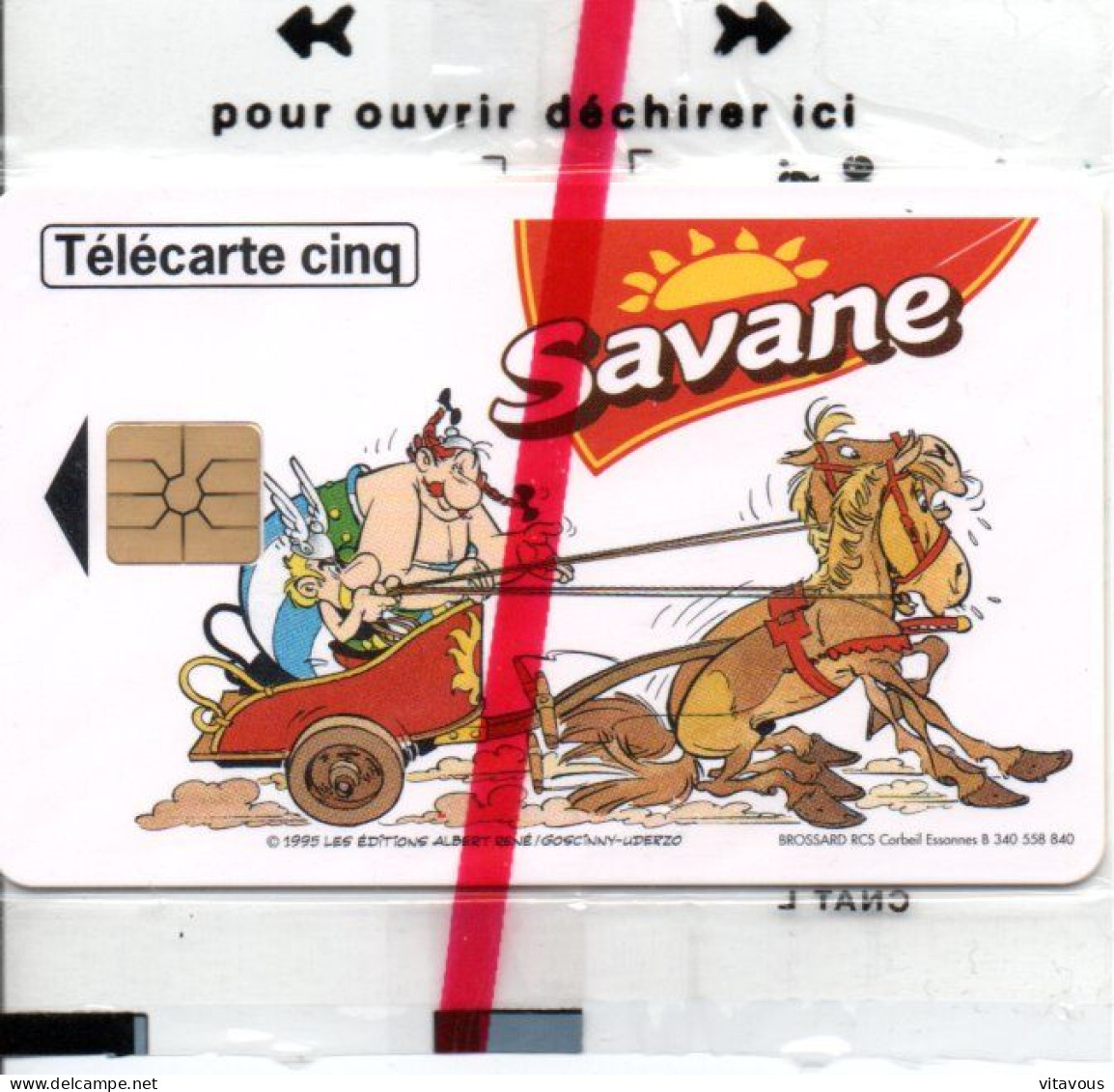 GN 223 BROSSARD SAVANE Astérix Et Obélix  Gâteau Cake  Télécarte FRANCE 5 Unités NSB Phonecard  (F 438) - 5 Unità