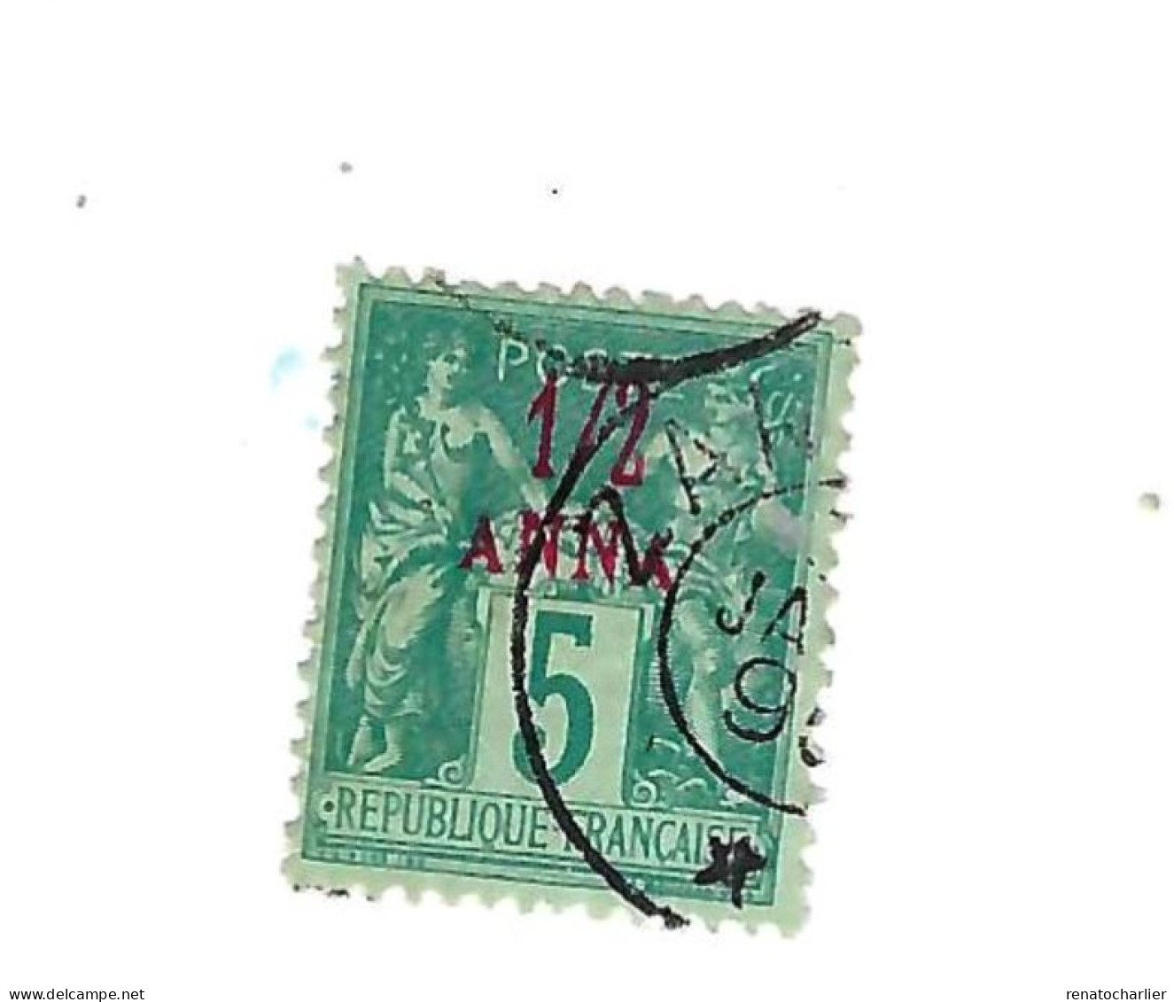 Timbre "Groupe" Surchargé. - Used Stamps