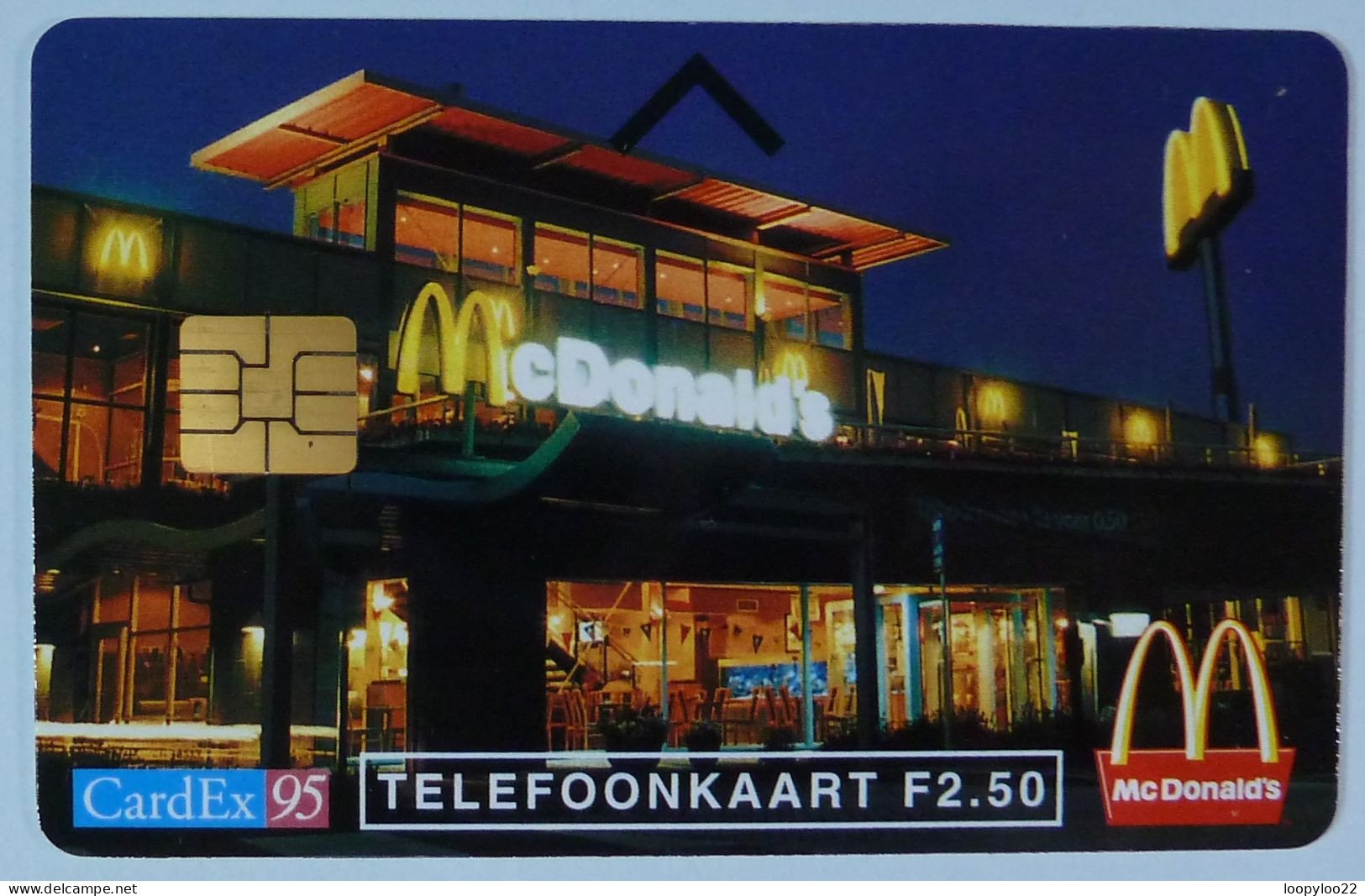 NETHERLANDS - Chip - Mc Donald's - F2.5 - CardEx 95 - Mint - GSM-Kaarten, Bijvulling & Vooraf Betaalde