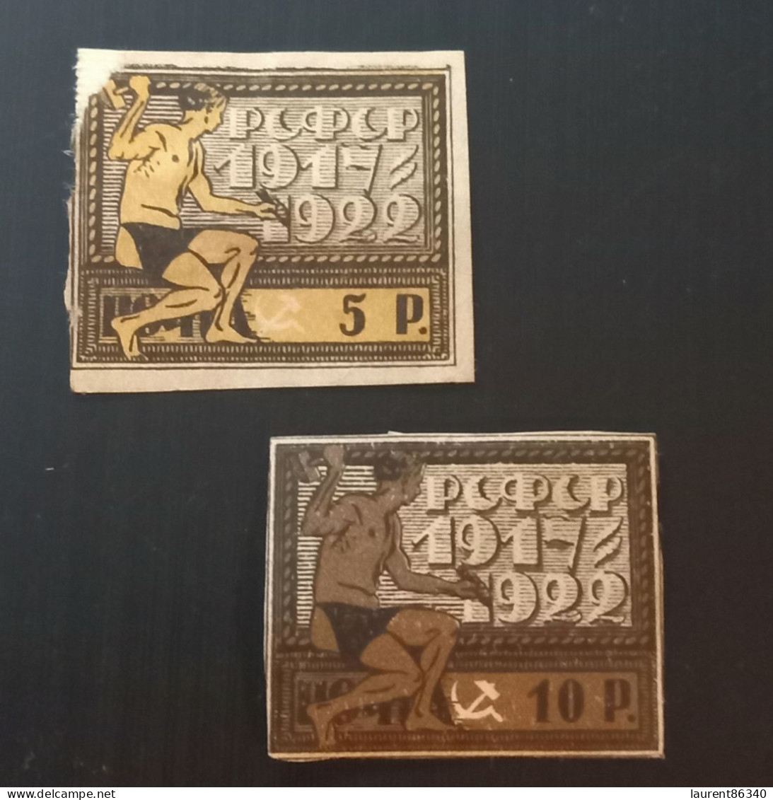 Russie 1922 The 5th Anniversary Of The October Revolution - Imperforated - Gebraucht