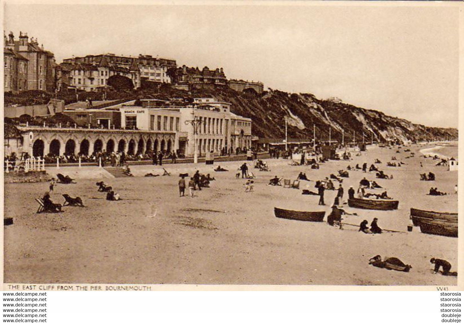 ENGLAND  BOURNEMOUTH  The East Cliff From The Pier - Bournemouth (hasta 1972)