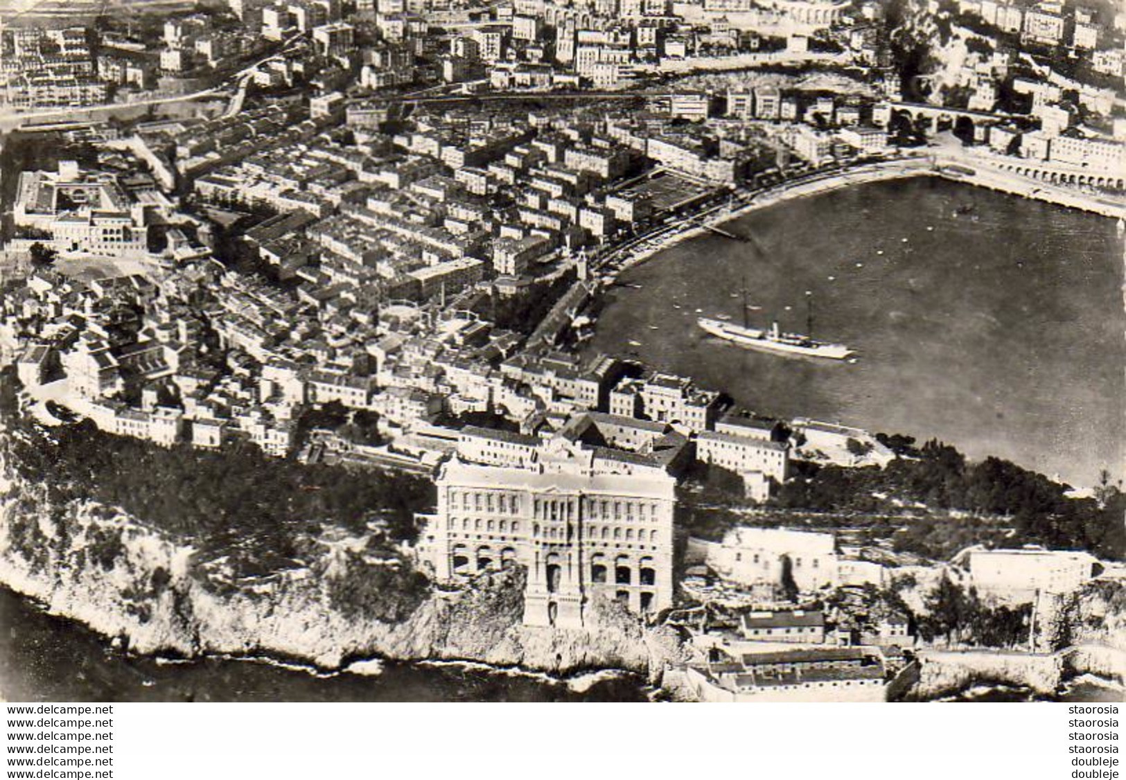 MONACO  Musée Océanographique De Monaco - Vue Aérienne Avec Flamme Radio Monte Carlo - Ozeanographisches Museum