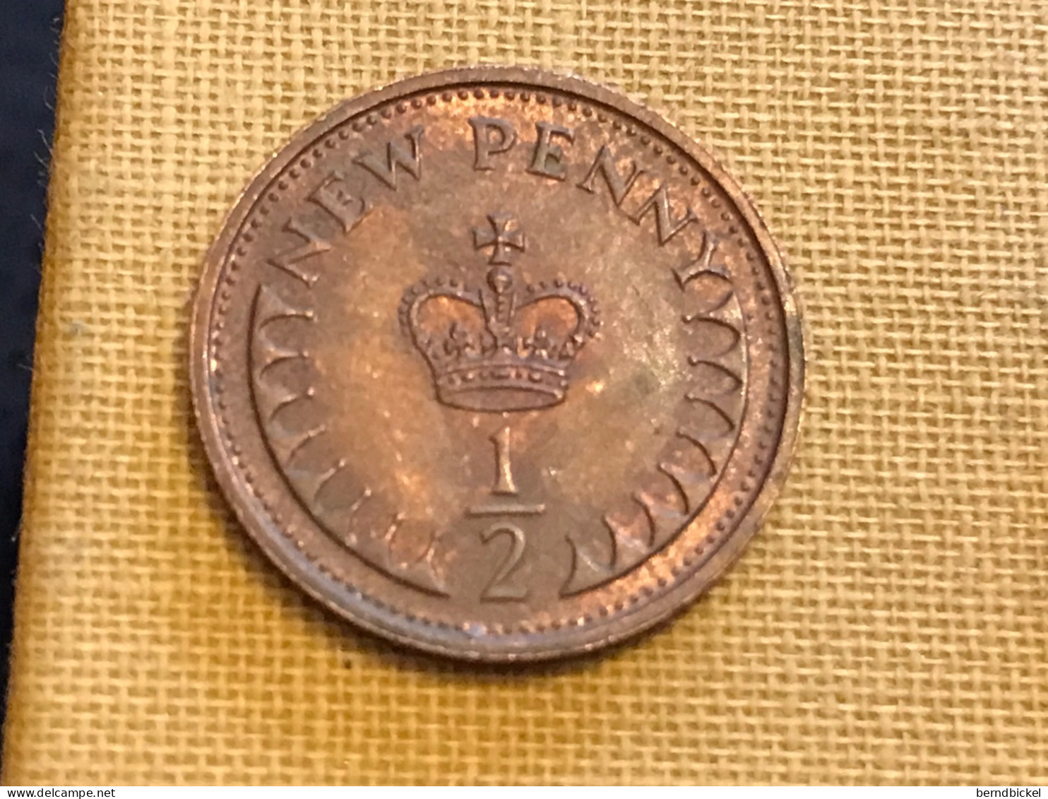 Münze Münzen Umlaufmünze Großbritannien 1/2 Penny 1978 - 1/2 Penny & 1/2 New Penny