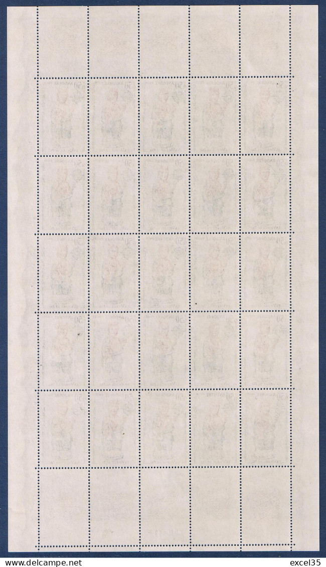 COTE 1375 € - YVERT N° 237 Et 238 N** - Feuille ANDORRE EUROPA 1974 à 12% De La Cote  - SCAN RECTO-VERSO = SANSURPRISE - Blokken & Velletjes