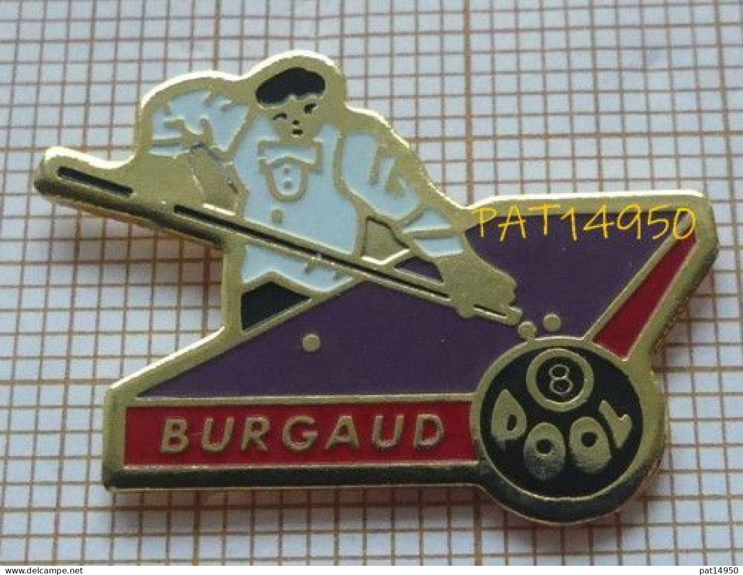 PAT14950 BILLARD   BURGAUD  8  POOL - Billiards