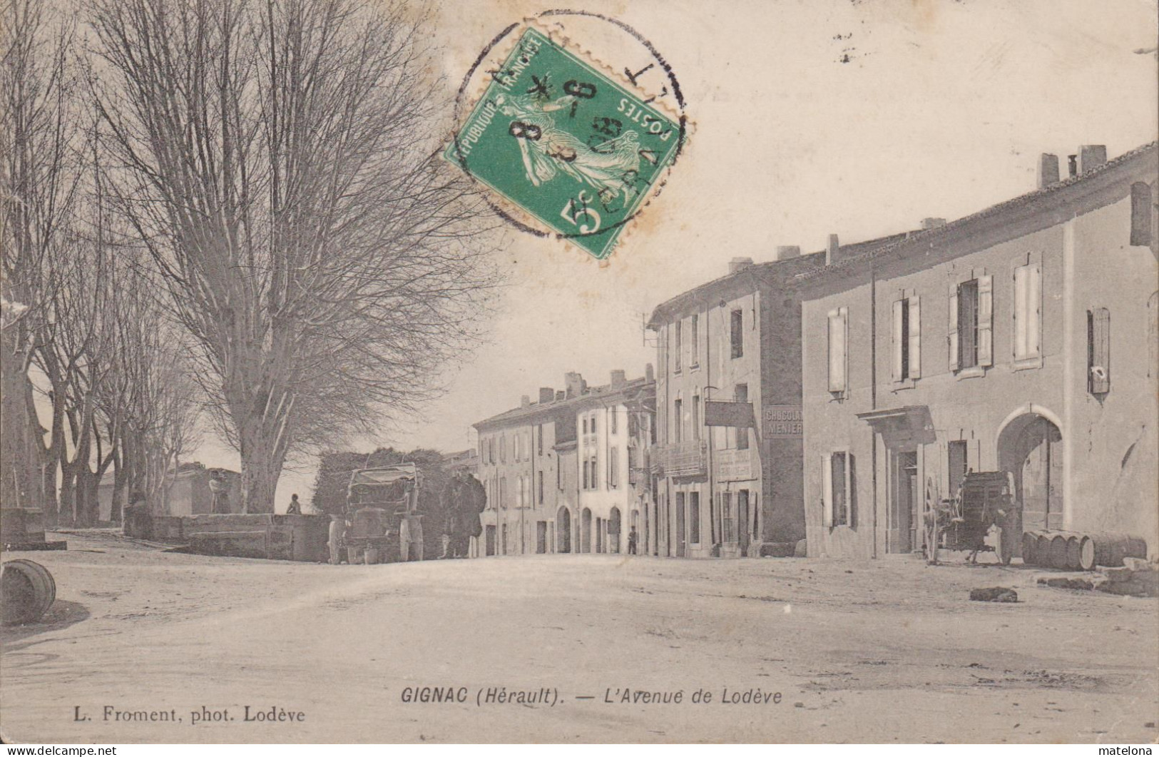 34 - HERAULT GIGNAC  L'AVENUE DE LODEVE - Gignac