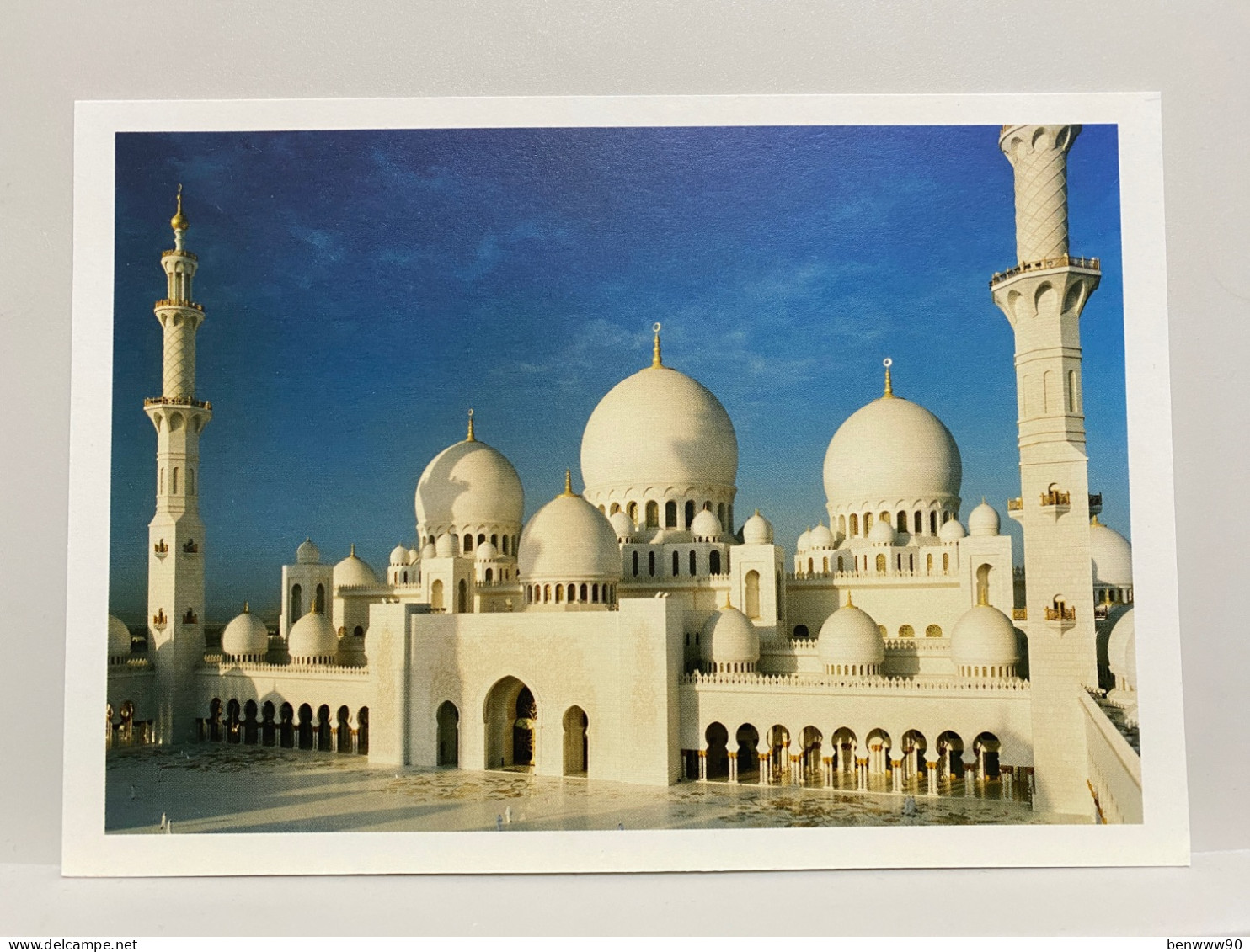 The Sheikh Zayed Grand Mosque, Abu Dhabi, United Arab Emirates UAE Postcard - United Arab Emirates