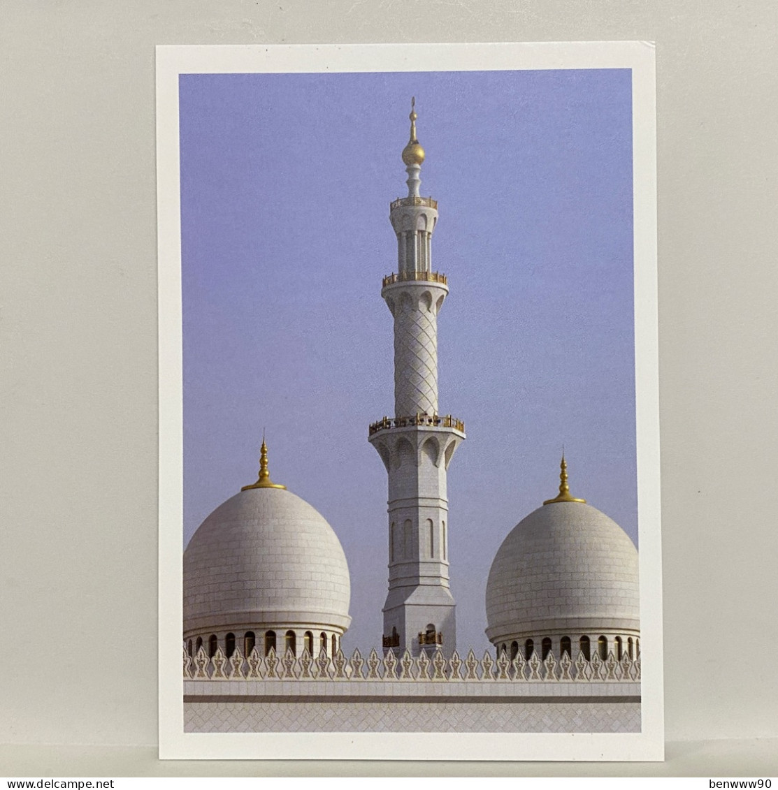 The Sheikh Zayed Grand Mosque , Abu Dhabi, United Arab Emirates UAE Postcard - Ver. Arab. Emirate