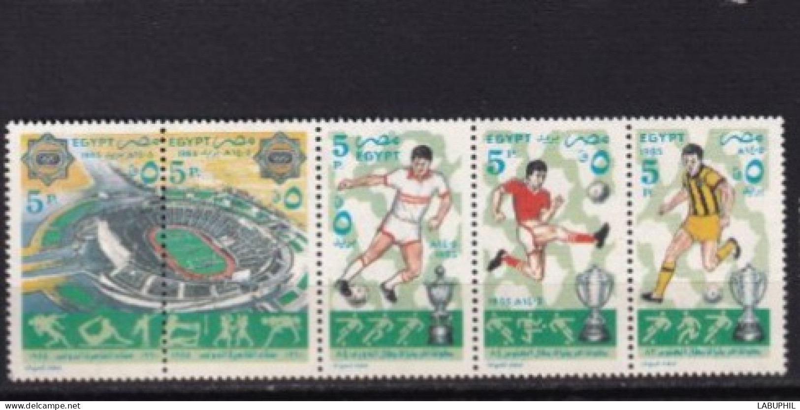 EGYPTE MNH ** 1985 Sport Foot - Unused Stamps
