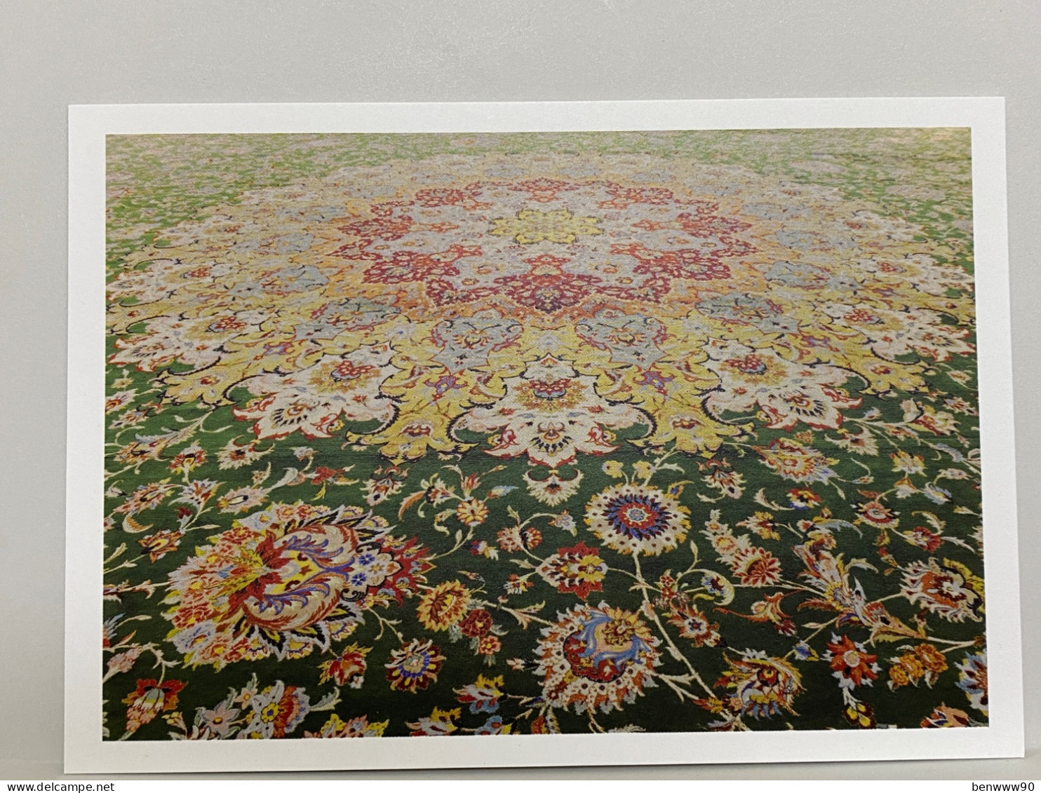 The Main Prayer Square Carpet Of The Sheikh Zayed Grand Mosque , Abu Dhabi, United Arab Emirates UAE Postcard - Verenigde Arabische Emiraten