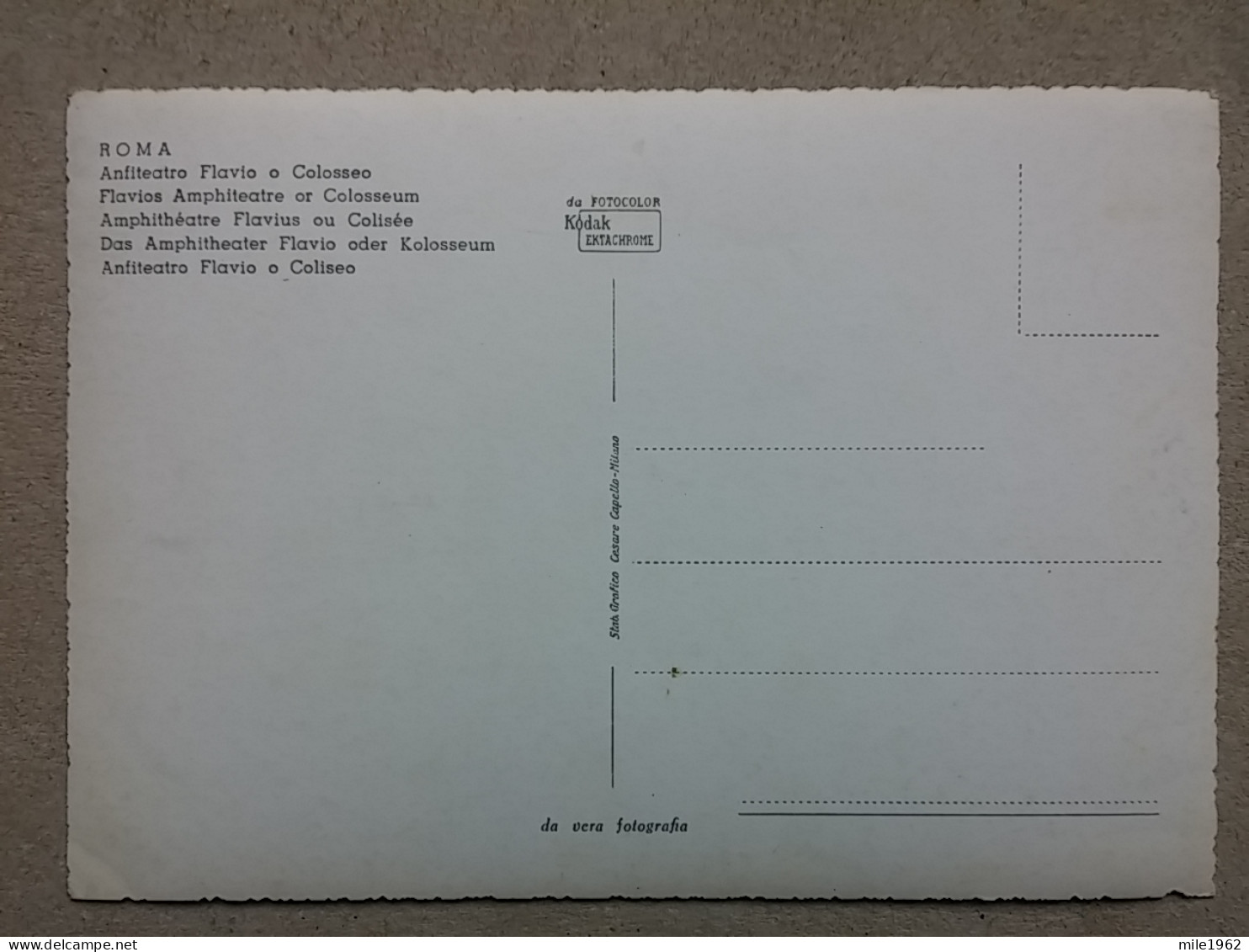 KOV 417-66 - ROMA, Italia, Colosseo, Coliseum, Colisee - Colisée