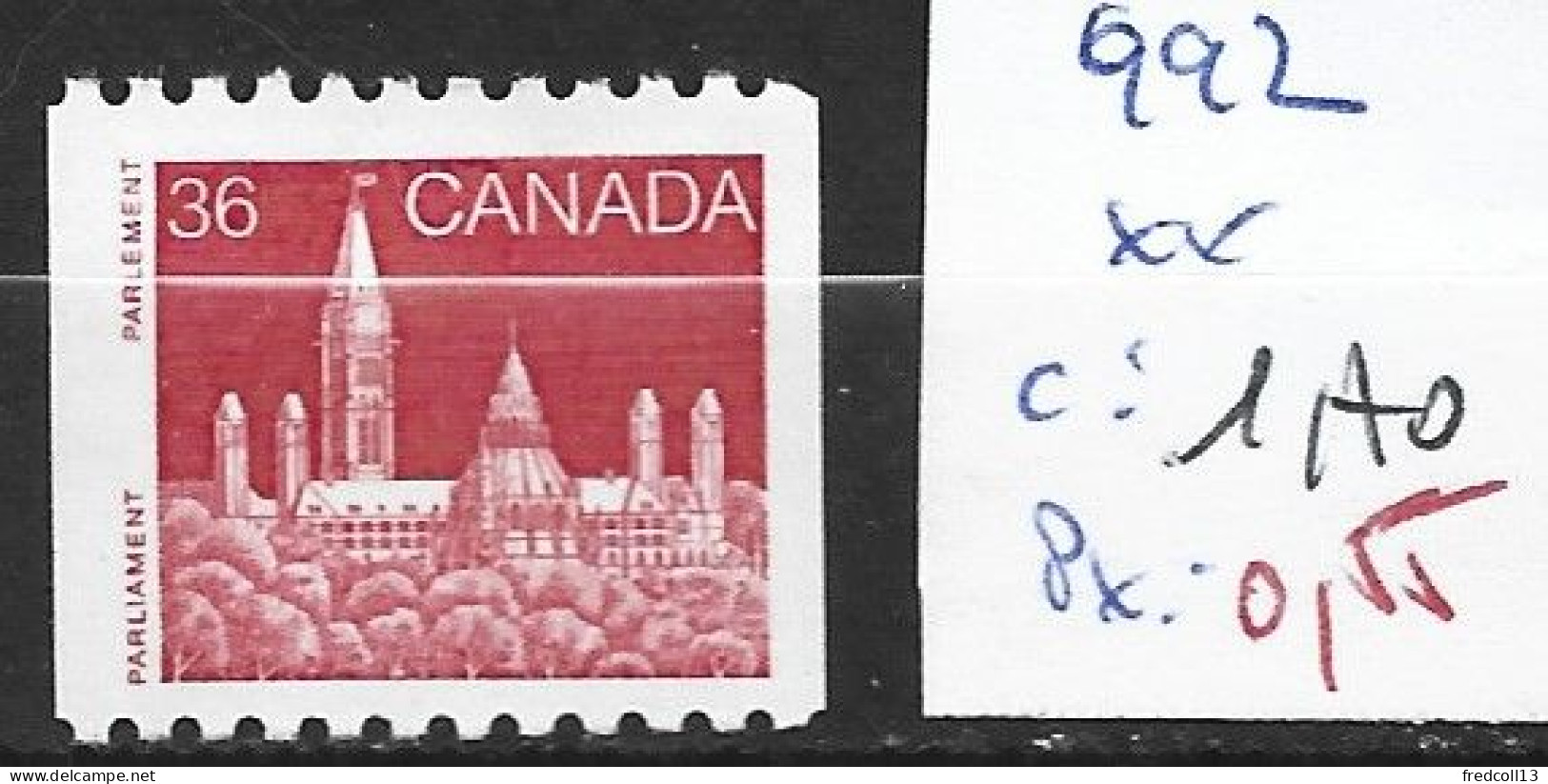 CANADA 992 ** Côte 1.70 € - Unused Stamps