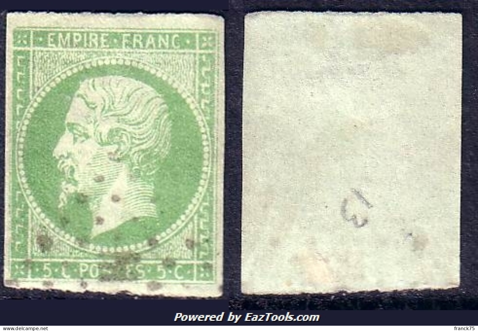 *RARE* 5c Napoléon Des Colonies Générales Oblitéré MQE Aspect TB (Dallay N° 8 , Cote +575€) - Napoleon III