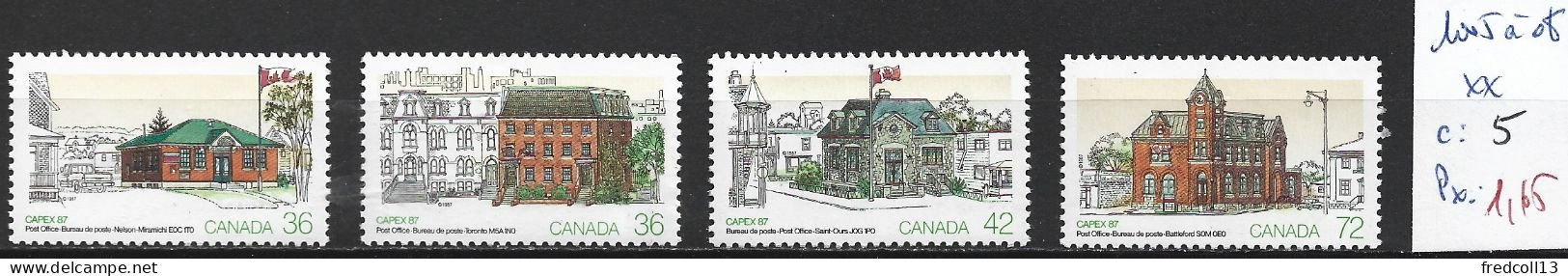 CANADA 1005 à 1008 ** Côte 5 € - Unused Stamps