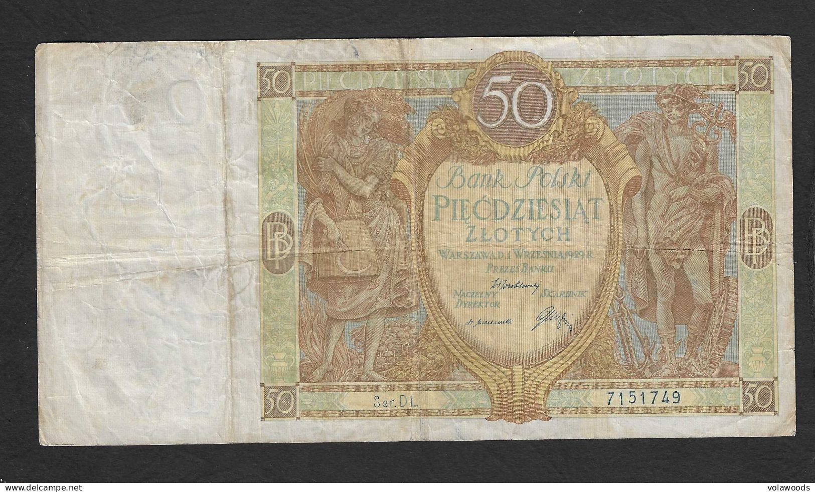 Polonia - Banconota Circolata Da 50 Zloty P-71a - 1929 #17 - Pologne
