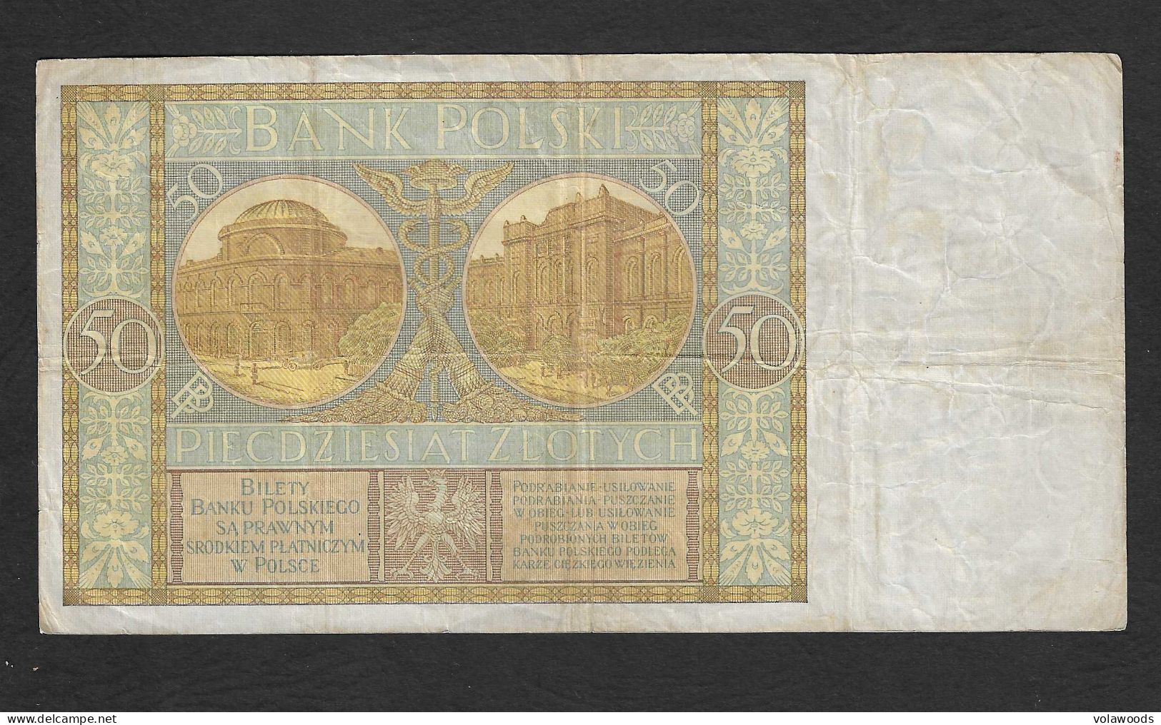 Polonia - Banconota Circolata Da 50 Zloty P-71a - 1929 #17 - Pologne