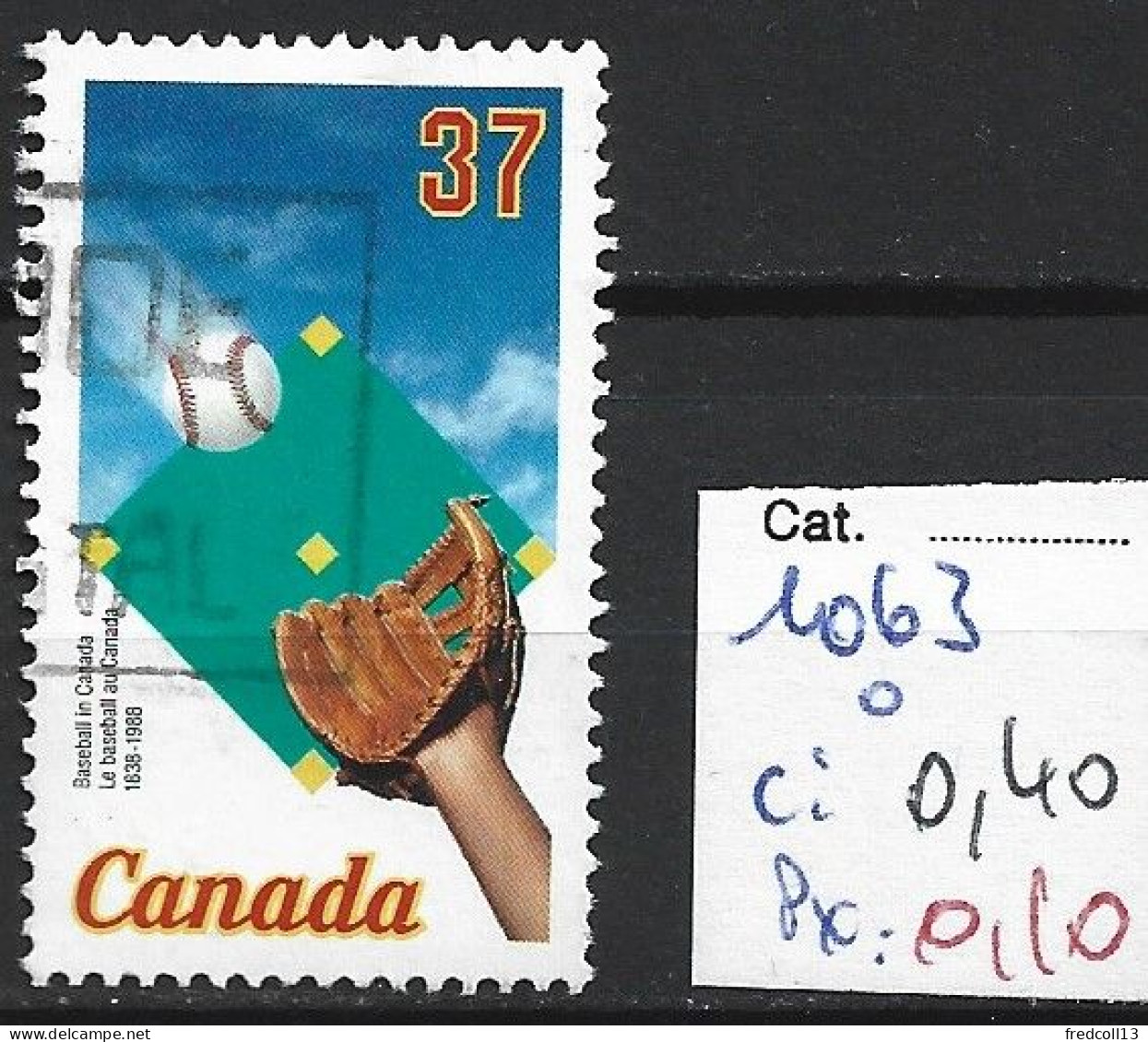 CANADA 1063 Oblitéré Côte 0.40 € - Used Stamps
