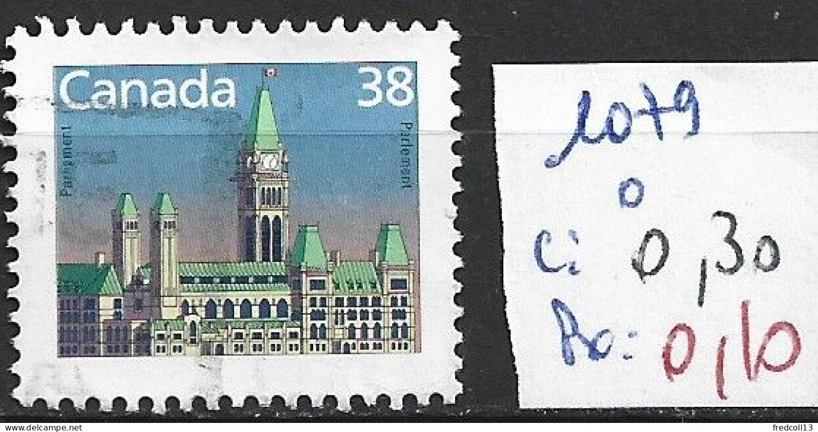 CANADA 1079 Oblitéré Côte 0.30 € - Oblitérés