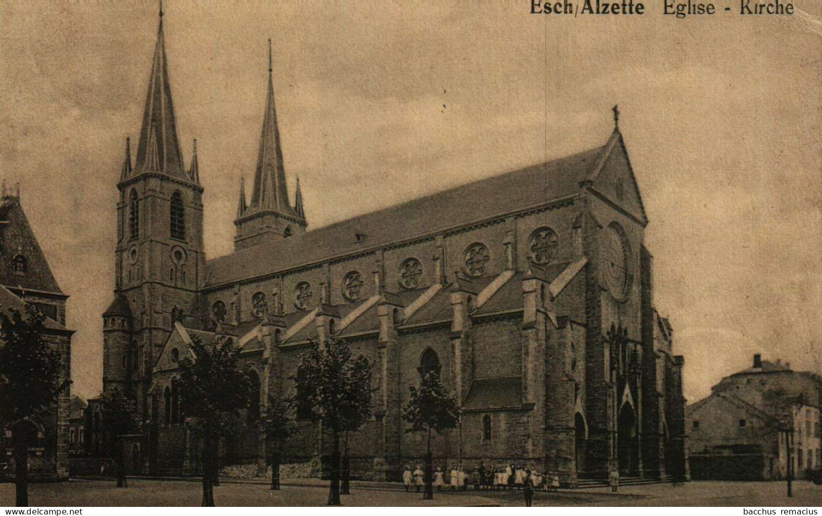 ESCH-SUR-ALZETTE - L'Église - Kirche  Cachet : CENSURE - Esch-Alzette