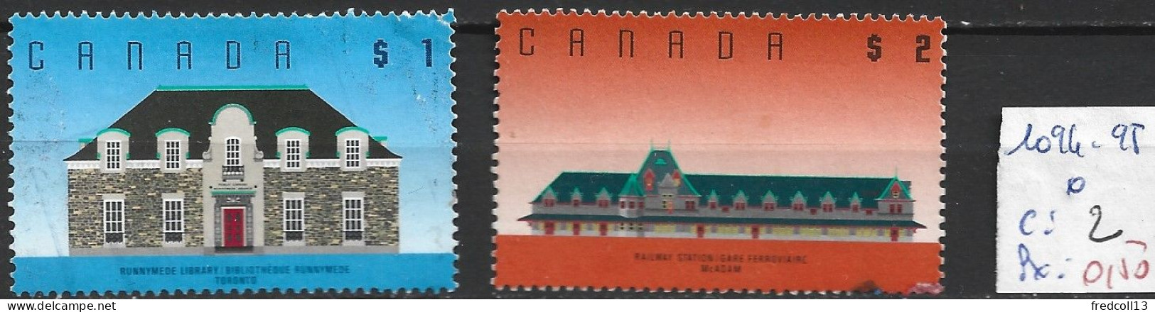 CANADA 1094-95 Oblitérés Côte 2 € - Used Stamps