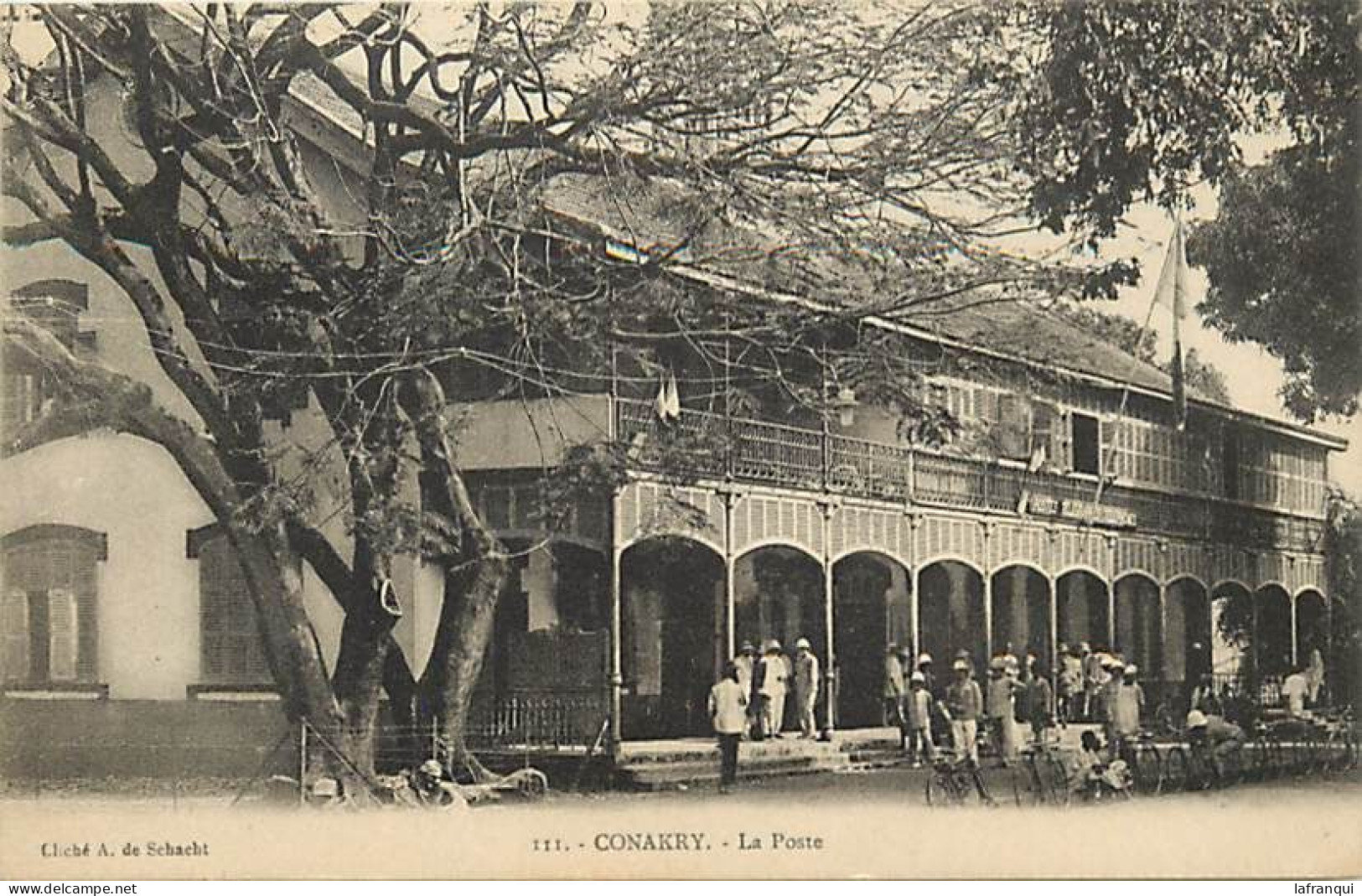 Pays Div-ref DD649- Guinée -conakry -la Poste  - / A Circulé En 1932 - - Guinée Française
