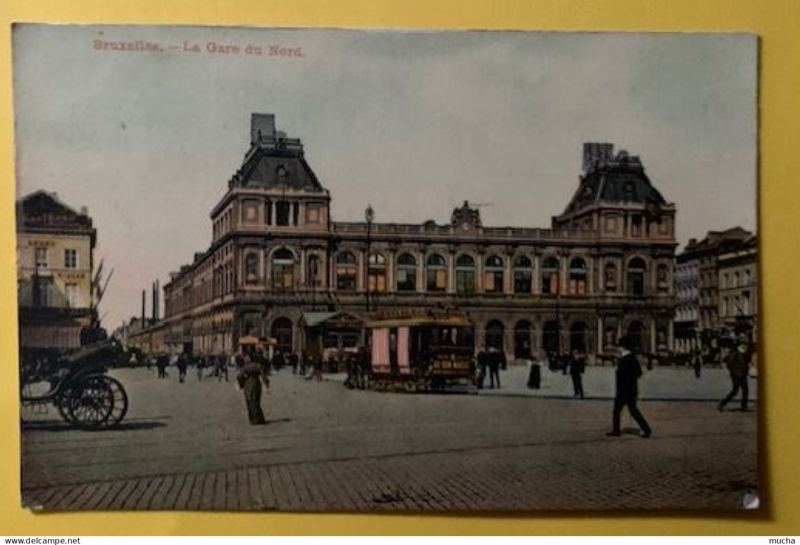 19786 - Bruxelles La Gare Du Nord  !! Pli Coin Inférieur Gauche - Spoorwegen, Stations