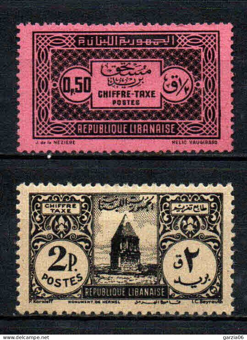 Grand Liban - 1931 - Tb Taxe 29/31   - Neufs * - MLH - Timbres-taxe