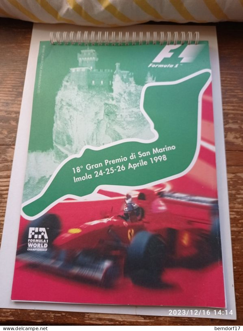 SAN MARINO - GRAN PREMIO F1 1998 - Car Racing - F1