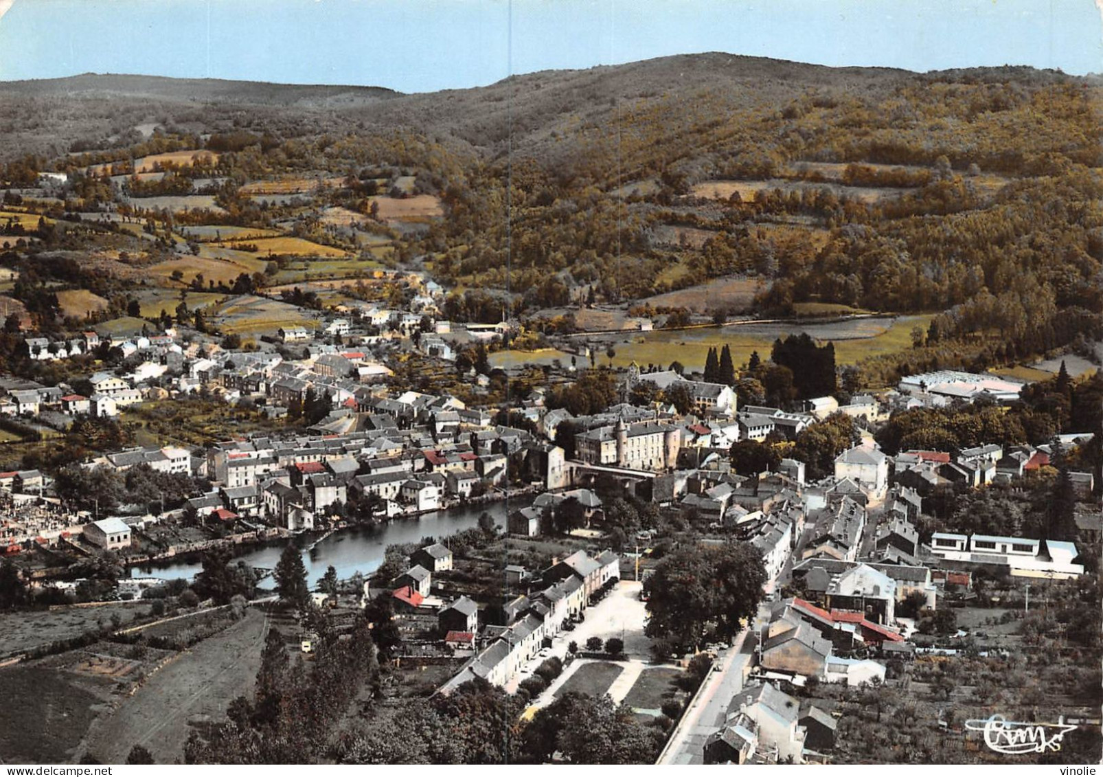 PIE-23-JMT3. 6853 : BRASSAC-SUR-L'AGOUT. VUE AERIENNE - Brassac