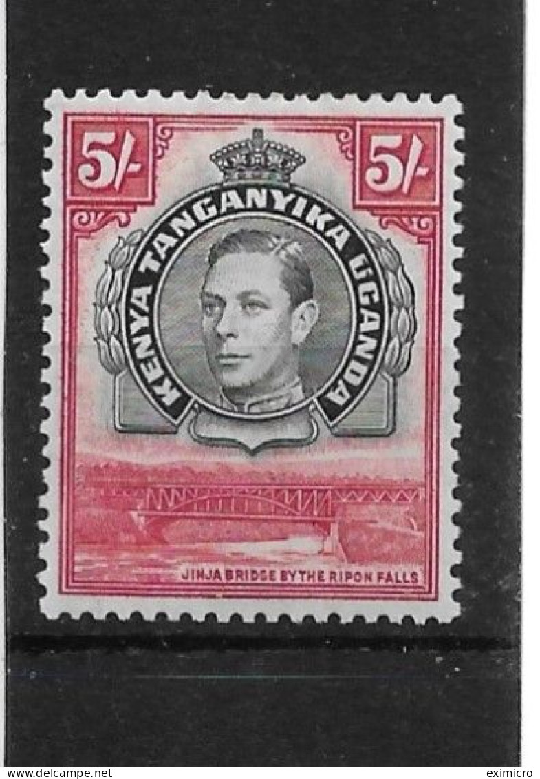 KENYA, UGANDA AND TANGANYIKA 1944 5s SG 148b PERF 13¼ X 13¾  MOUNTED MINT Cat £55 - Kenya, Uganda & Tanganyika