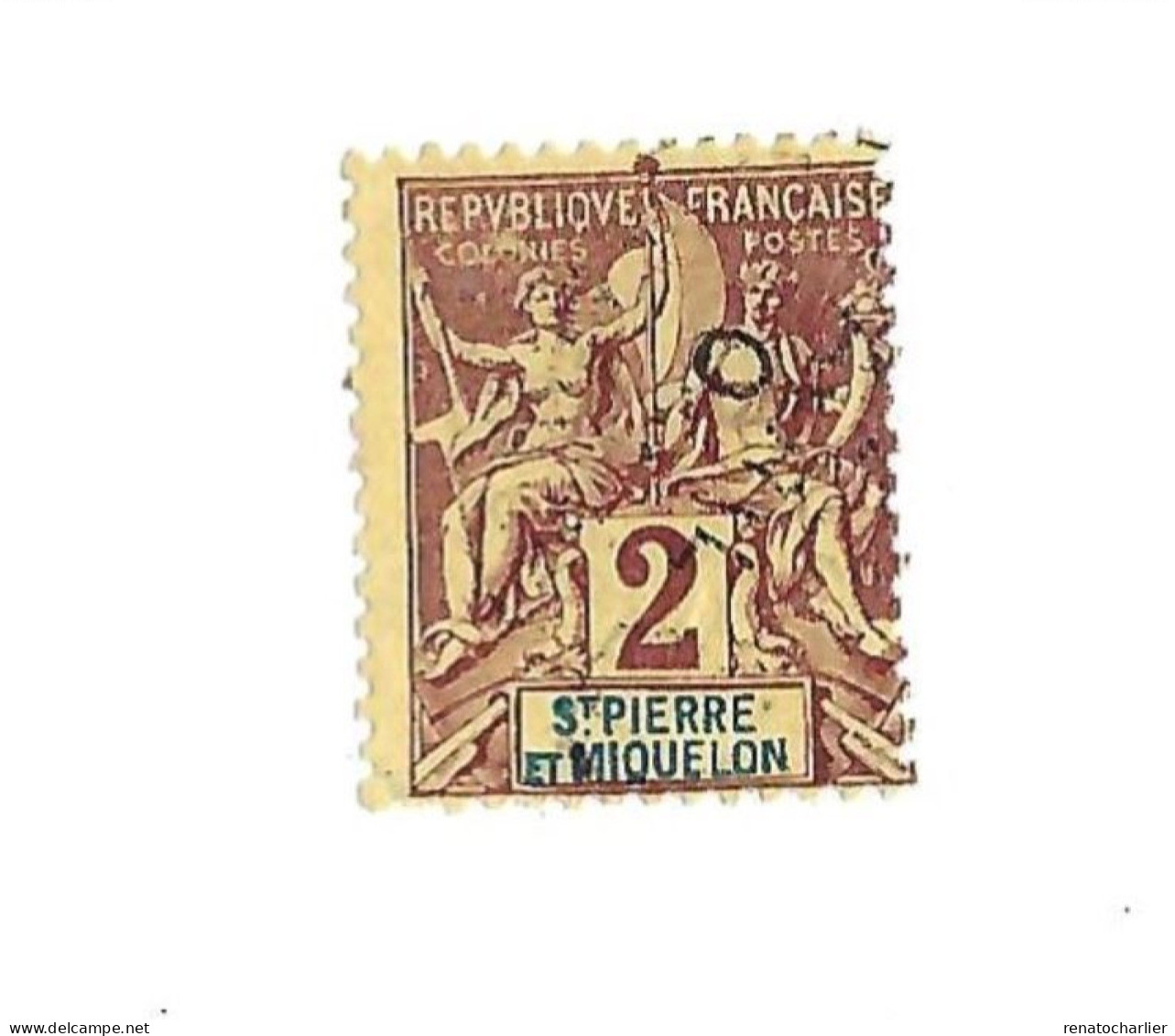 Type Groupe.2 Centimes. - Used Stamps