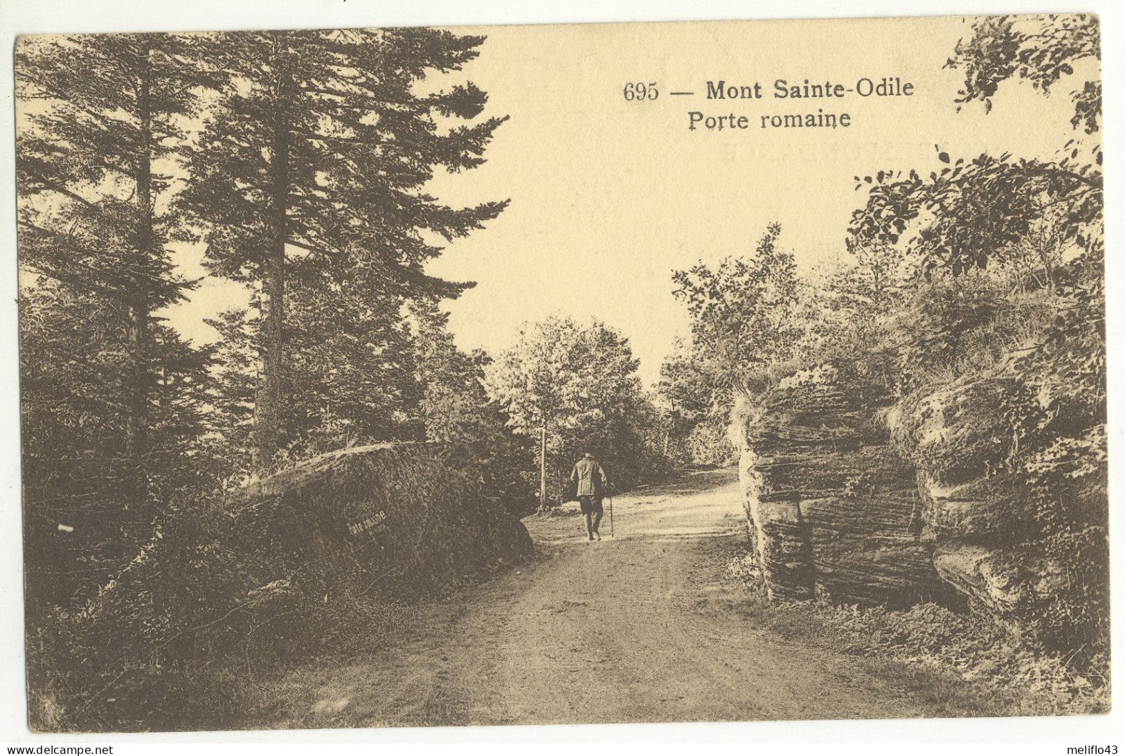 67/ CPA A - Mont Ste Odile - Porte Romaine - Sainte Odile