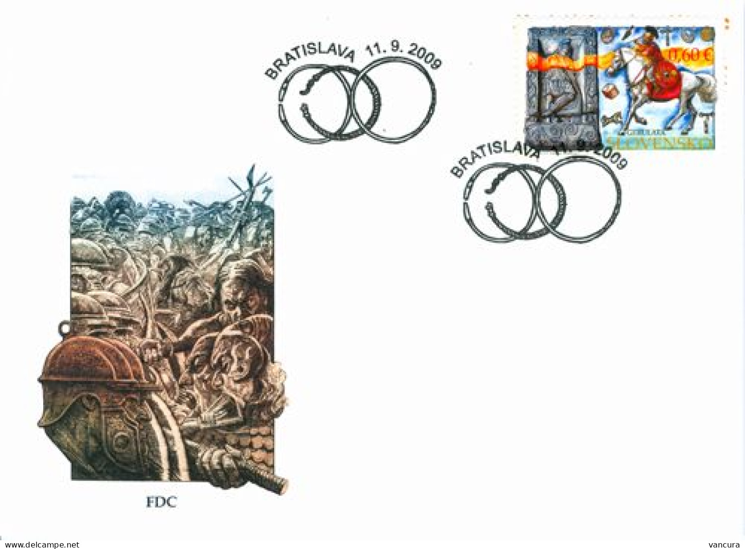 FDC 459-60 Slovakia Joint Issue With Austria - Limes Romanus, Gerulata - Carnuntum 2009 - Gezamelijke Uitgaven