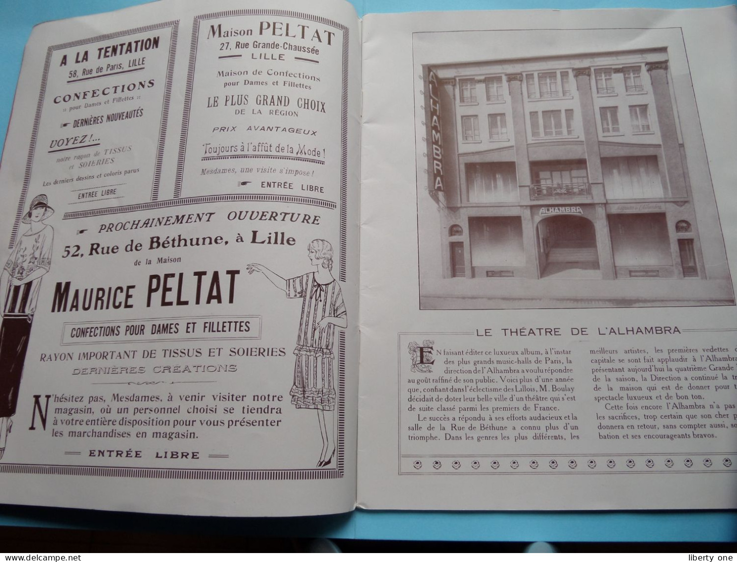 La REVUE De L'ALHAMBRA Edité Par Lille-Publicité, 70 Rue De Paris, LILLE ( Voir SCANS ) Imp. Dubar Ferré Lille ! - Programmi