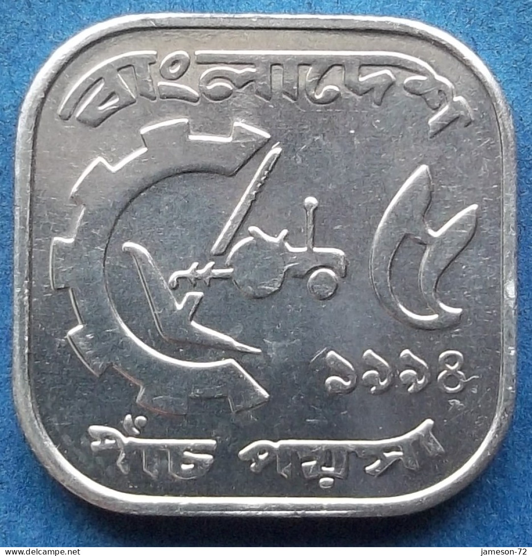 BANGLADESH - 5 Poisha 1994 KM# 10 Independent Peoples Republic (1971) - Edelweiss Coins - Bangladesh