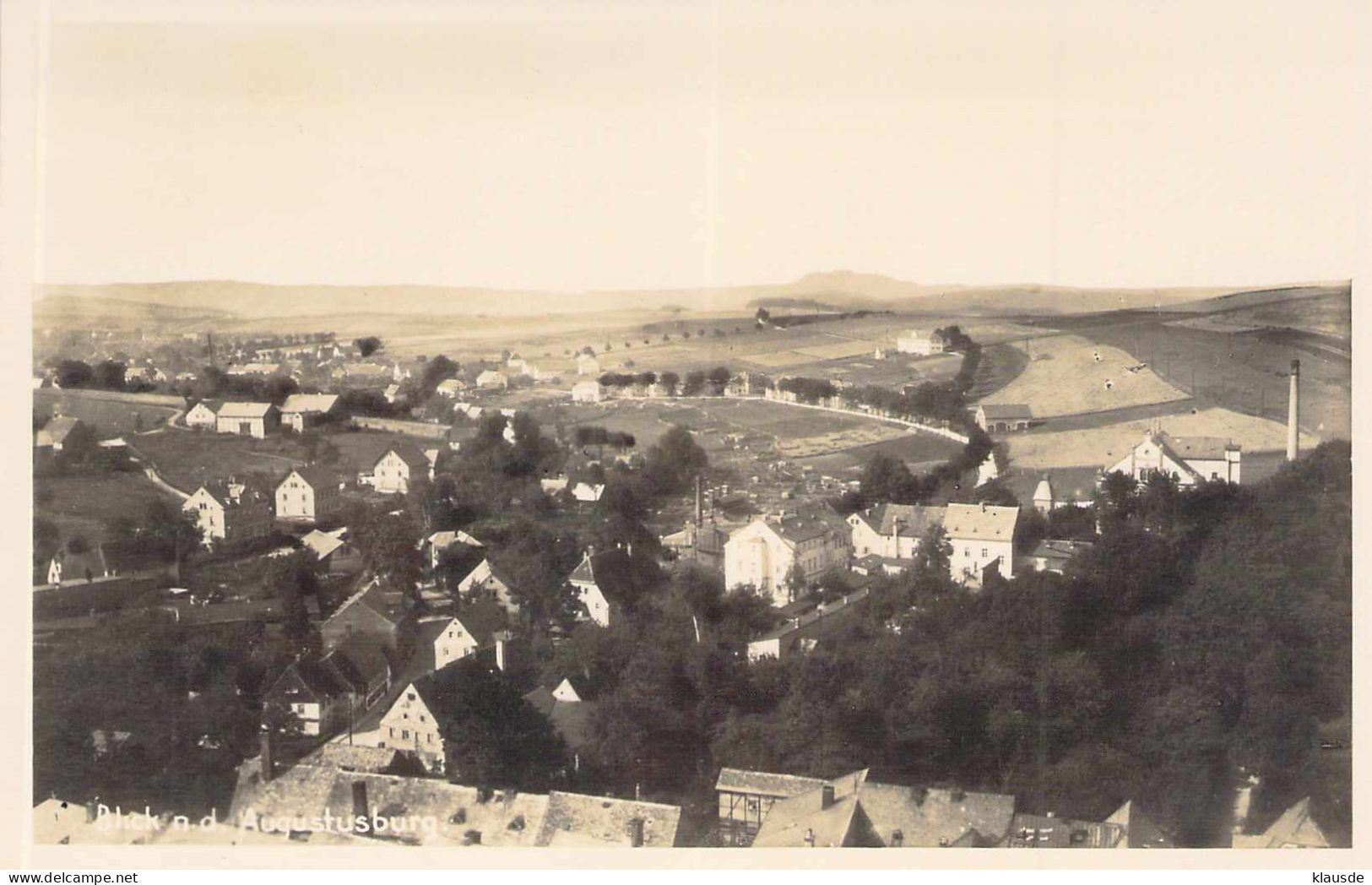 Oederan - Rund Um Den Kirchturm,Blick Nach Augustusburg - Oederan