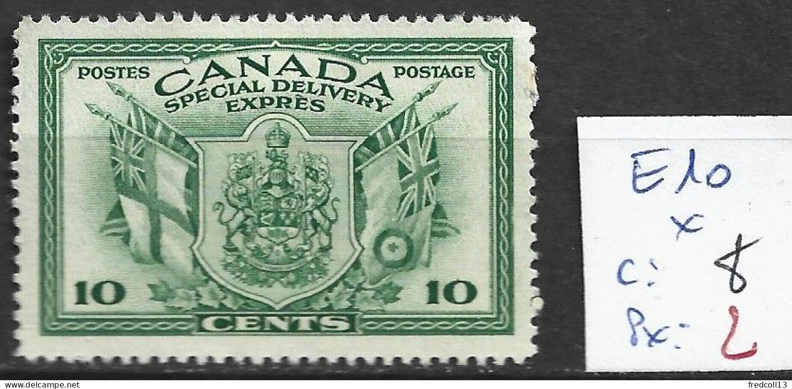 CANADA EXPRES 10 * Côte 8 € - Correo Urgente