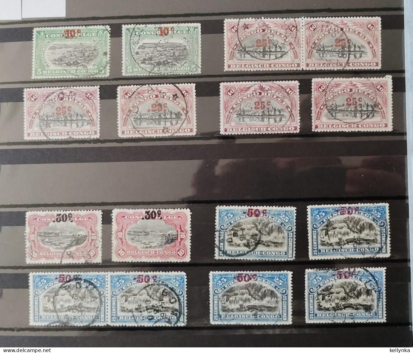 Congo Belge - 95/99 - Surcharge De Malines - 1922 - Oblitérés - Used Stamps