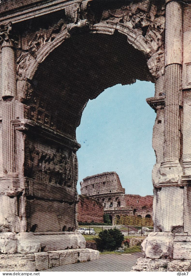 Italie Rome Arc De Titus Et Le Colisée - Colisée