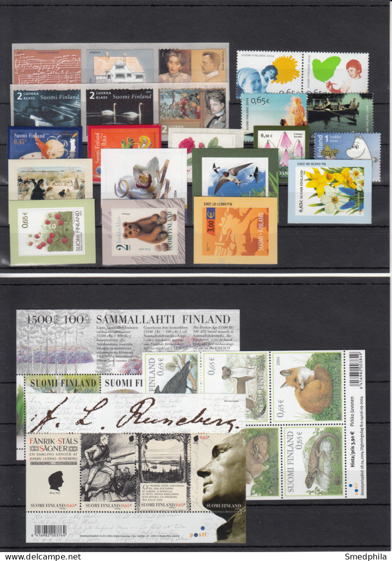 Finland 2004 - Full Year MNH ** - Ganze Jahrgänge