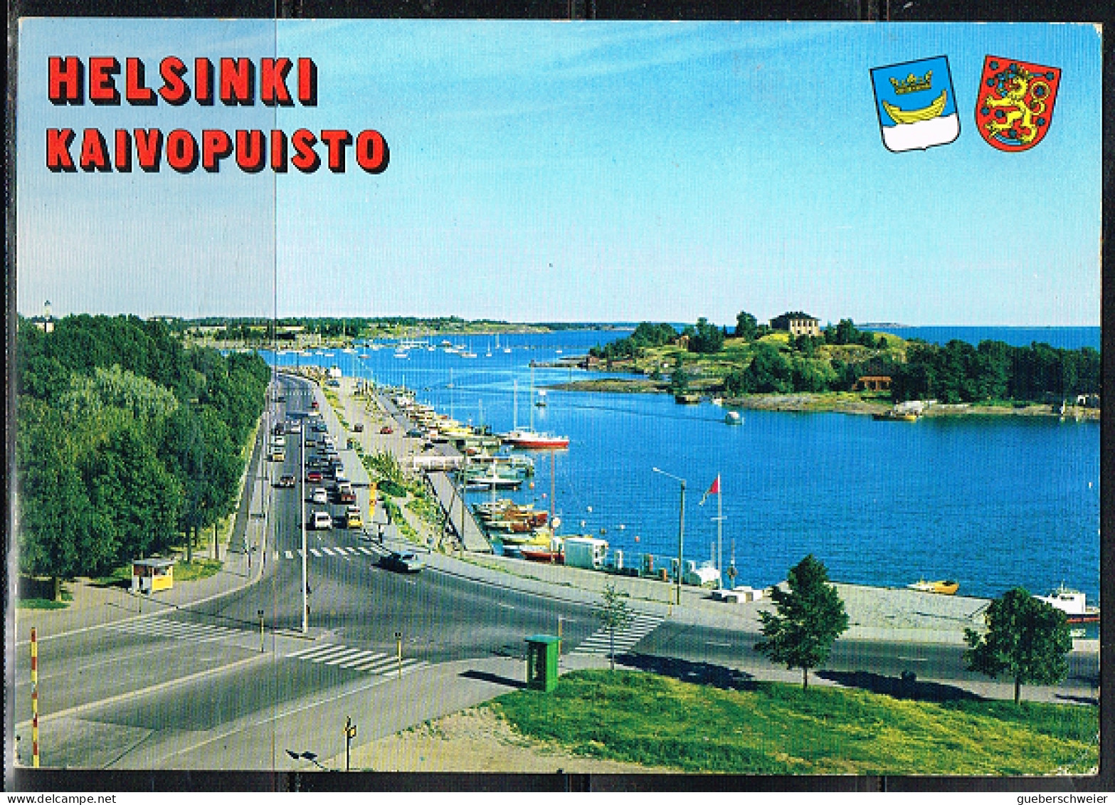 FONT-L27 - FINLANDE N° 725 Fontaine Sur Carte Postale - Cartas & Documentos