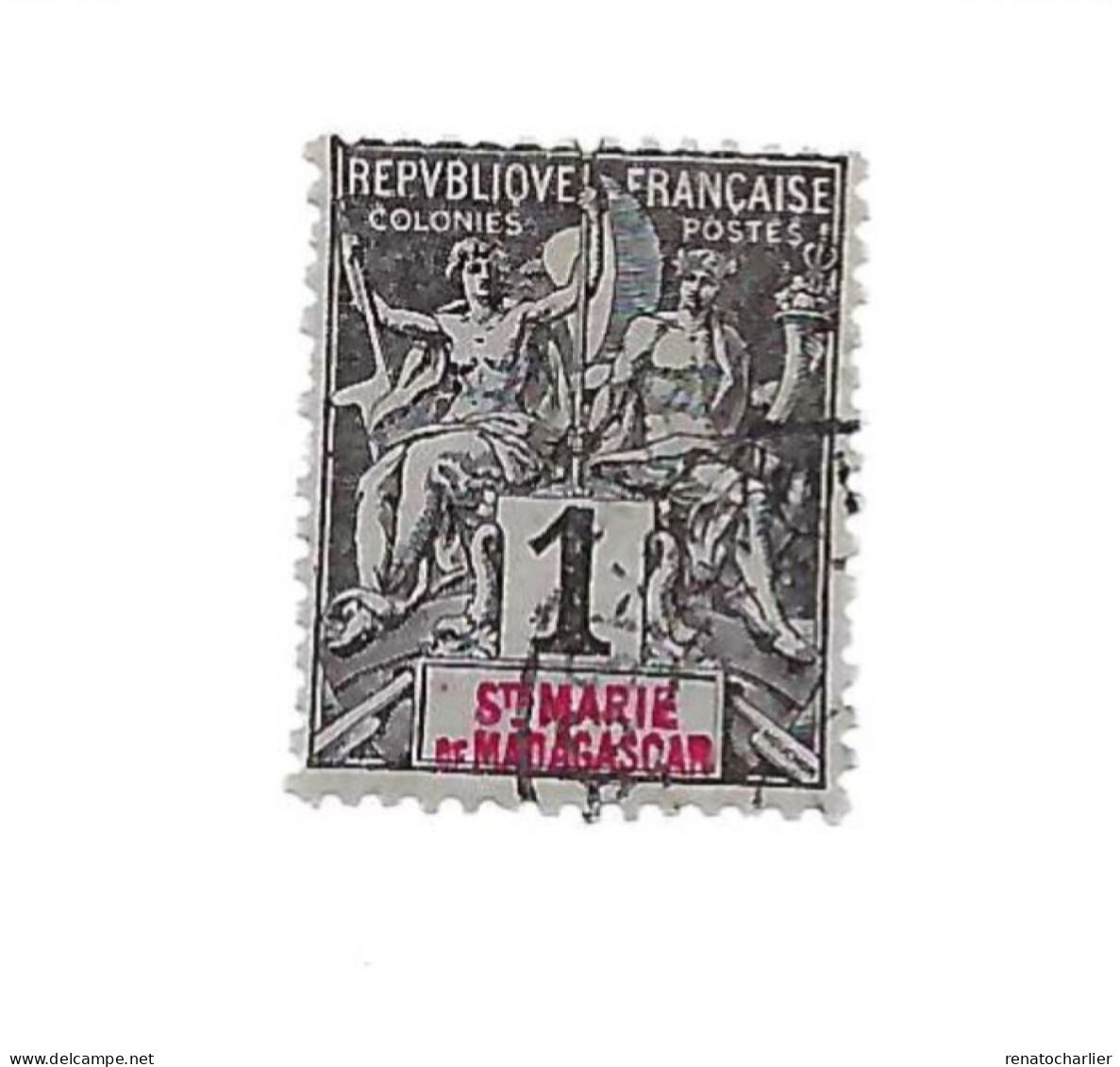 Type Groupe.1 Centime. - Used Stamps