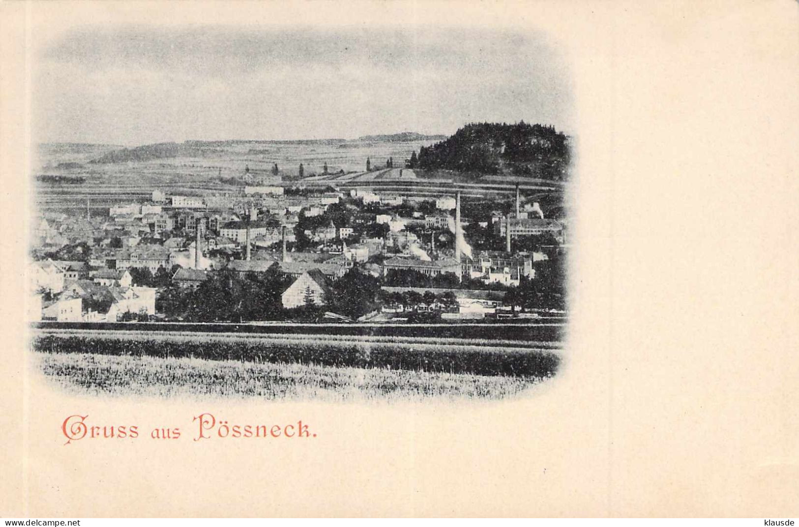 Gruss Aus Pössneck - Panorama - Poessneck