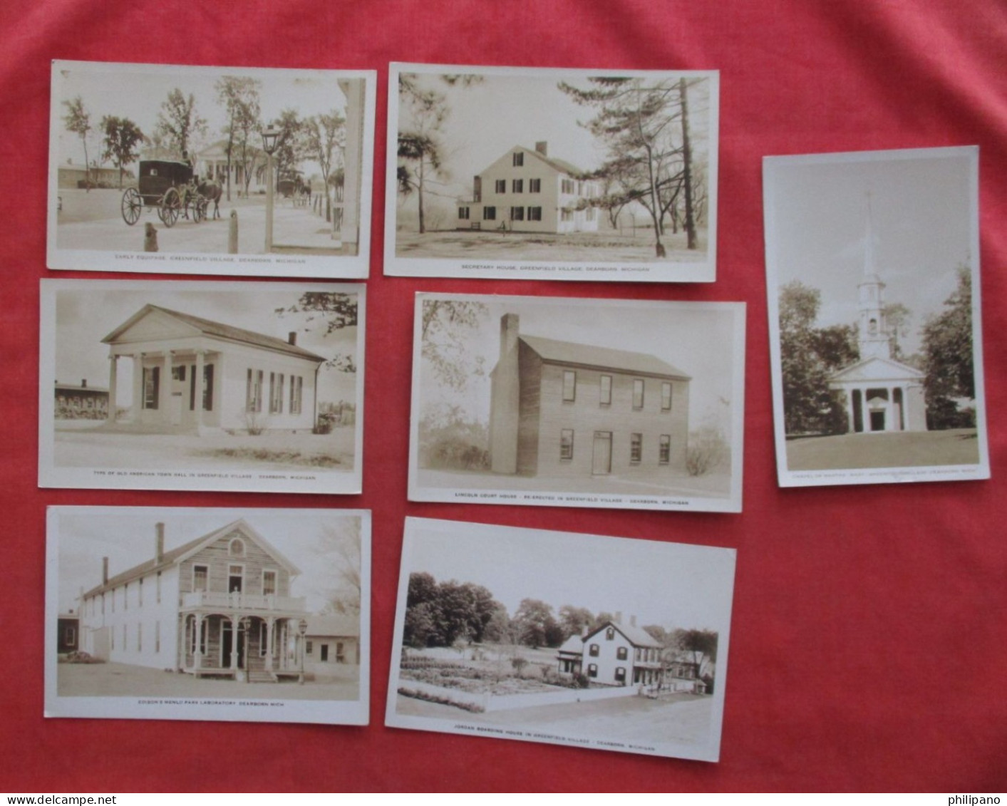 RPPC.  Lot Of 7 Cards.     Dearborn Michigan > Dearborn   Ref 6273 - Dearborn