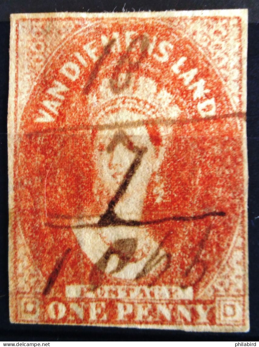 TASMANIE - VAN DIEMENSLAND                       N° 6                          OBLITERE - Used Stamps