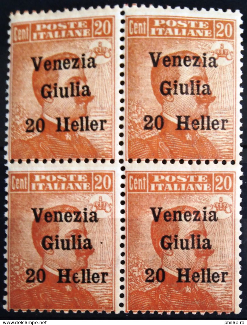 VENETIE JULIENNE                       N° 31 X 4                          NEUF** - Venezia Giulia