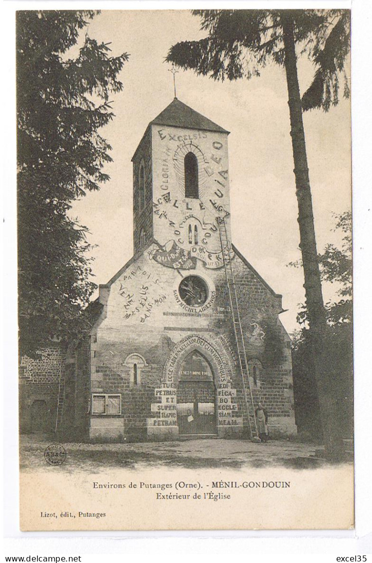 61 MENIL-GONDOUIN Près Putanges - Eglise Parlante Et Vivante - LIZOT éditeur, Putanges - Putanges